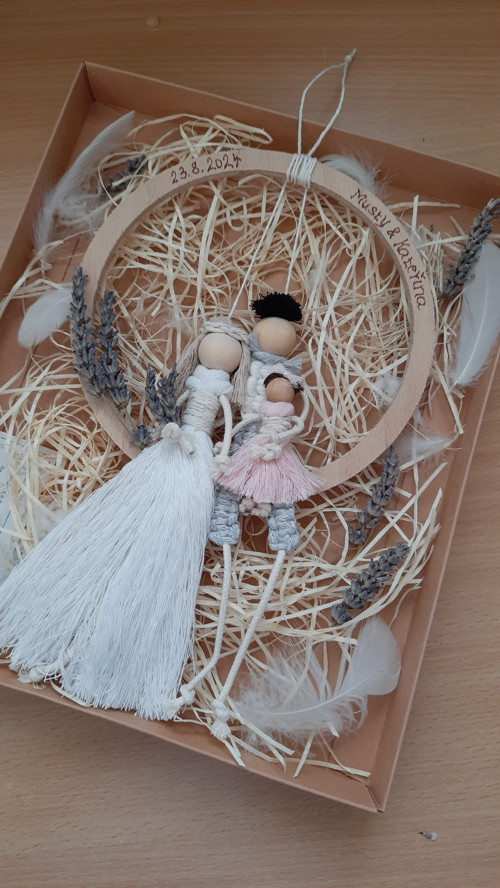 Svatební macramé rodina s dětmi 3 — foto 6