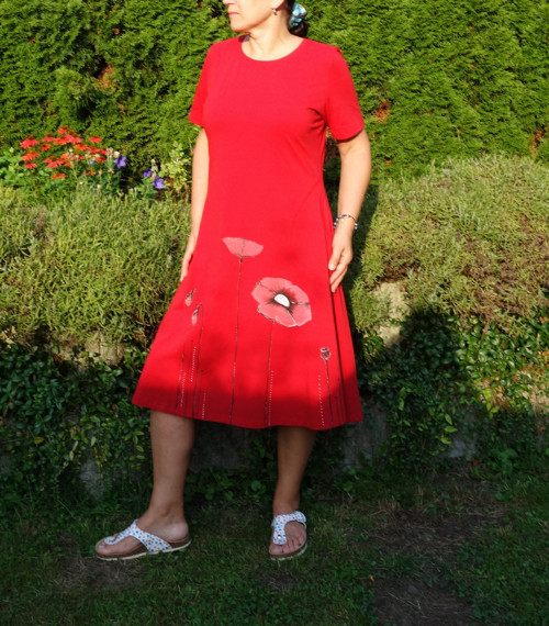 Šaty máky II — foto 2