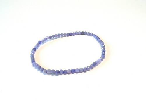 Tanzanit - jemný náramek 3 mm — foto 2