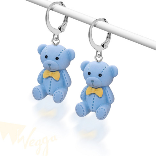 Teddy Bears STEEL / 1 pár / Modré — foto 3