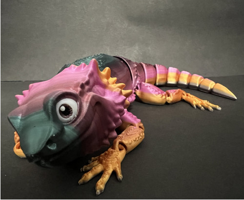 Agama Vousatá - 26 cm - 3D Tisk — foto 4