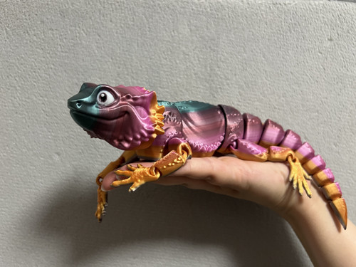 Agama Vousatá - 26 cm - 3D Tisk — foto 2