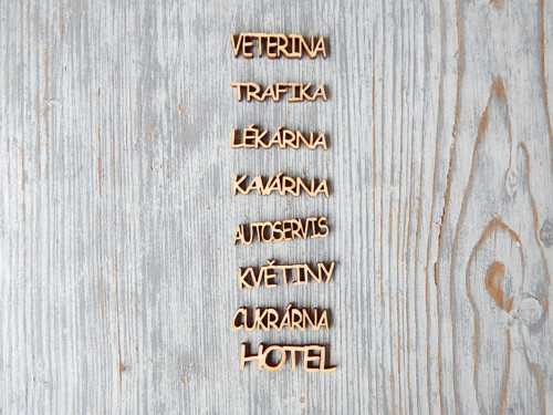 Výřez dřevěný Cukrárna — foto 2