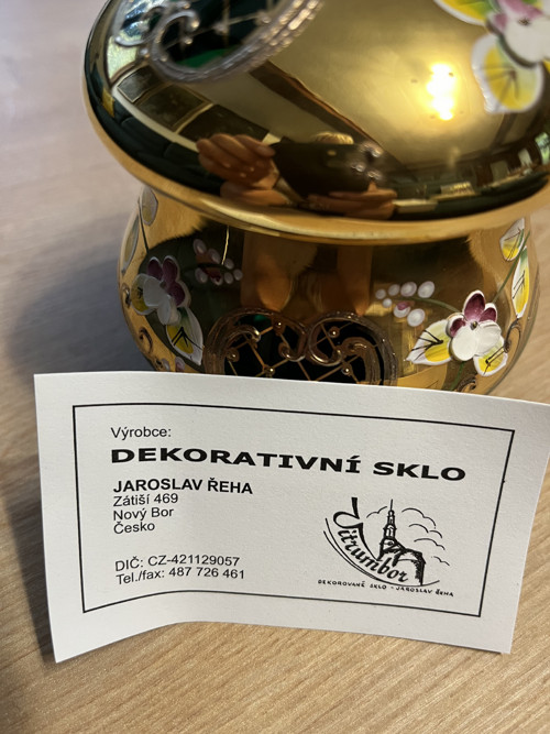 Dóza- novoborské sklo — foto 3
