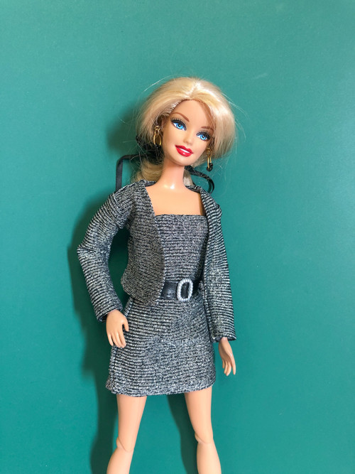 Stříbrný komplet pro barbie — foto 2