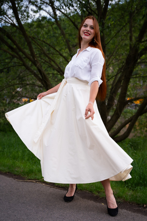Smetanová Kolová Sukně — foto 6