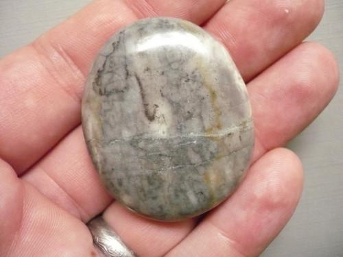 Placka - jaspis picasso 44 mm, č.759f — foto 4