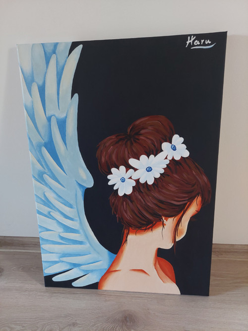 Plátno 70x50 Anděl — foto 5
