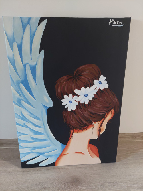 Plátno 70x50 Anděl — foto 3