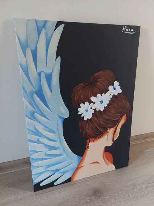 Plátno 70x50 Anděl — foto 4