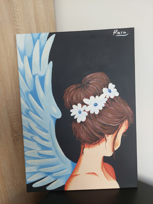 Plátno 70x50 Anděl — foto 2