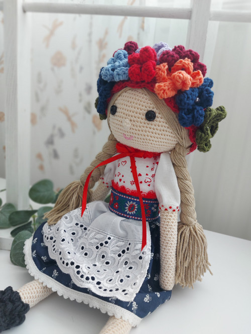 Háčkovaná bábika - folk — foto 5