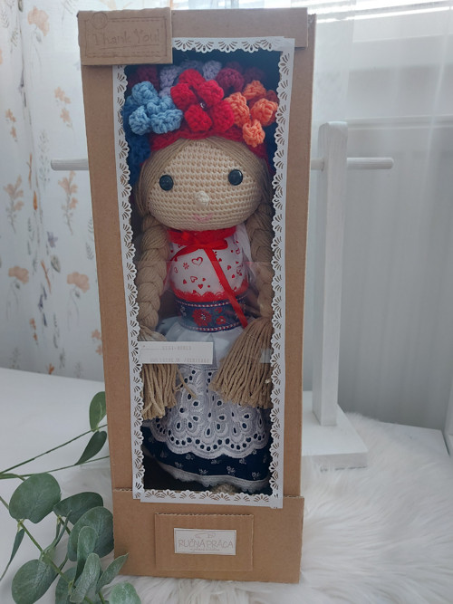 Háčkovaná bábika - folk — foto 2