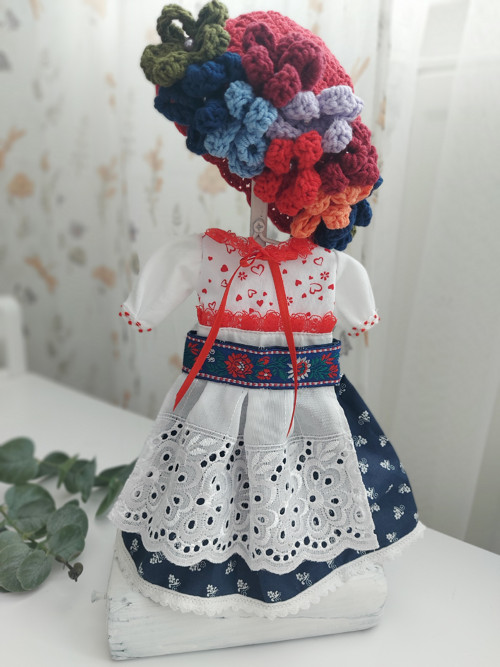 Háčkovaná bábika - folk — foto 6