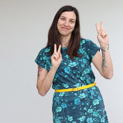 Vegan pásek žlutý — foto 2