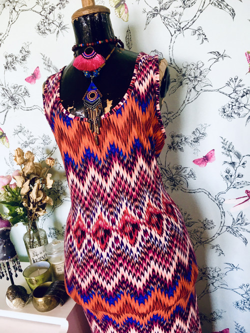 Šaty etno psychedelic vzory — foto 2