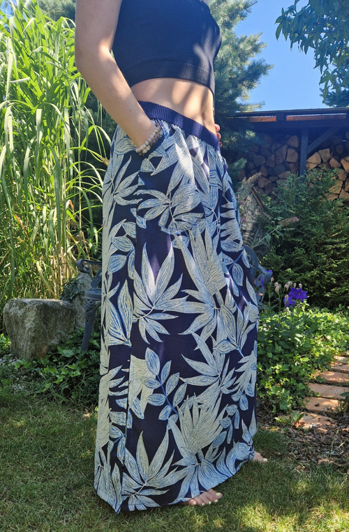 LINEN Blue leaves — foto 6