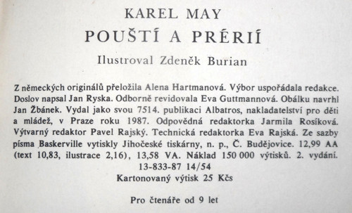 Karel MAY: Pouští a prérií, 1987 — foto 5