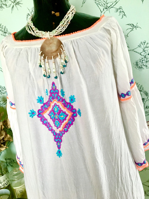Tunika boho s výšivkou — foto 3