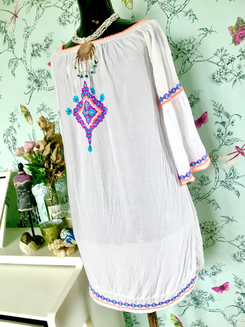 Tunika boho s výšivkou — foto 4