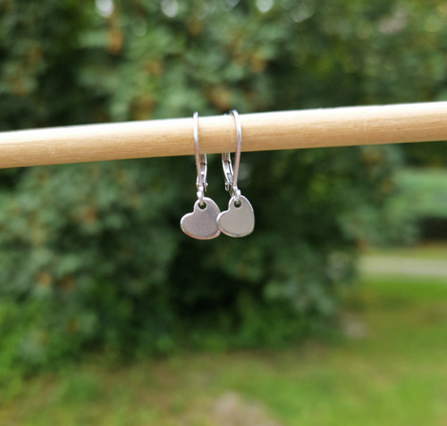 Ocelové náušnice*mini srdíčka — foto 5