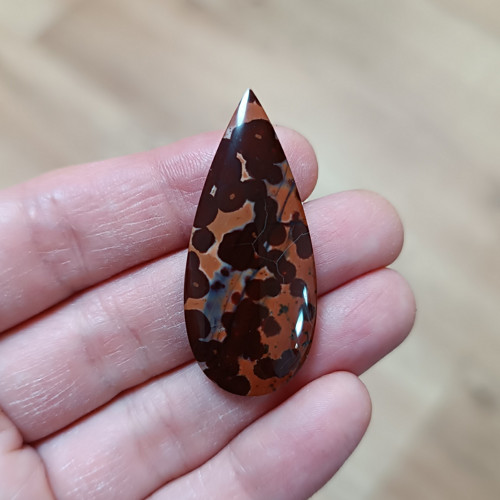 Jaspis -(Ocean Jasper), ID 4096, 42x18 mm — foto 3