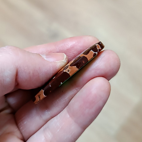 Jaspis -(Ocean Jasper), ID 4096, 42x18 mm — foto 2