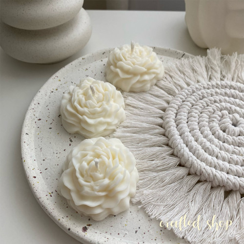 Sojová svíčka Peony - vanilkové mléko — foto 2