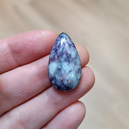 Lepidolit, ID 4082, 26x15 mm — foto 2
