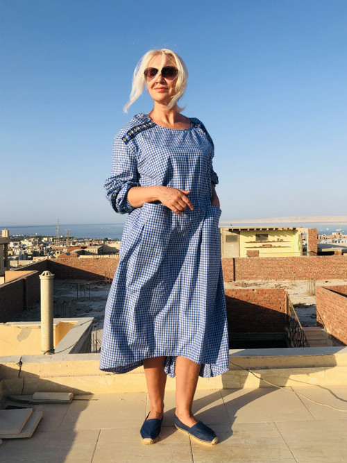 Midi šaty BLUE — foto 2