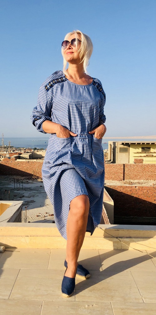 Midi šaty BLUE — foto 3