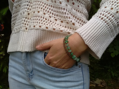 Náramek s avanturinem. — foto 3