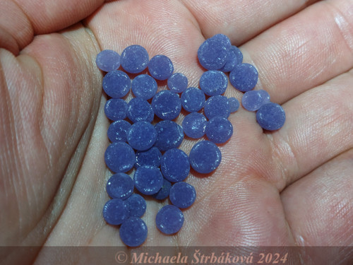 HROZNOVÝ CHALCEDON - náušnice + video — foto 6