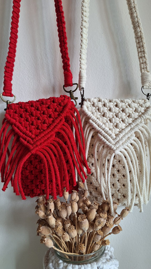 Boho taštička na telefon-MOBIL / Minimal — foto 3