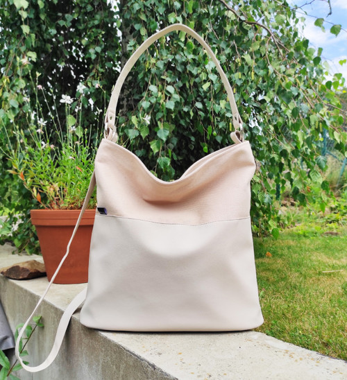 Mia maxi bag pudrová — foto 3