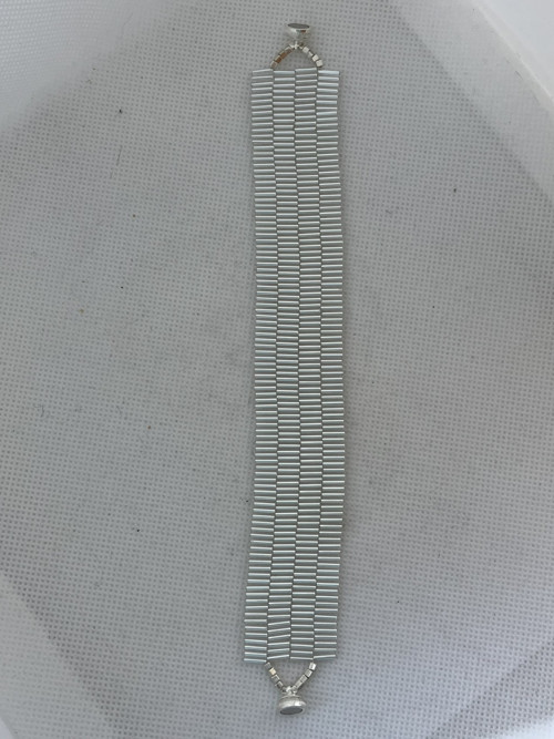 Stříbrný bugles náramek — foto 2