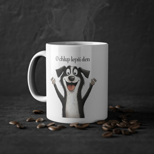 O chlup lepší den - verze 2 - Hrníček — foto 4