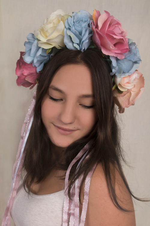 Velká květinová čelenka — foto 2
