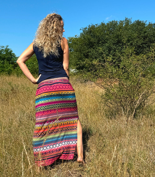 Dlouhá sukně barevná — foto 4