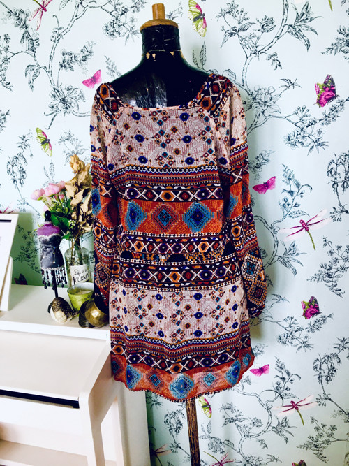 Boho šaty indiánské léto — foto 4