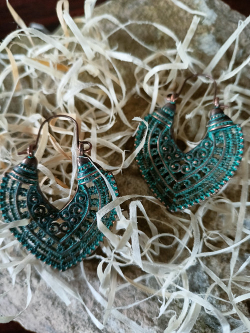 Dárkové balení boho náušnic v retro stylu — foto 3