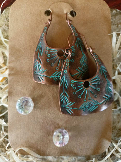 Dárkové balení boho náušnic v retro stylu — foto 3