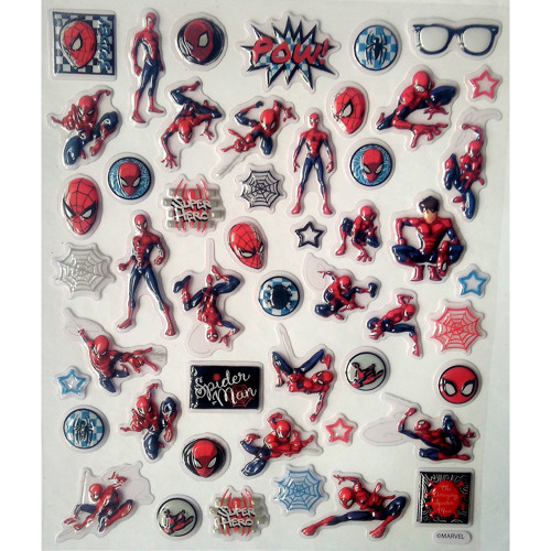 Nálepky 3D - SPIDER-MAN - sada — foto 2
