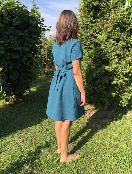 Šaty Hanny petrolejové — foto 3