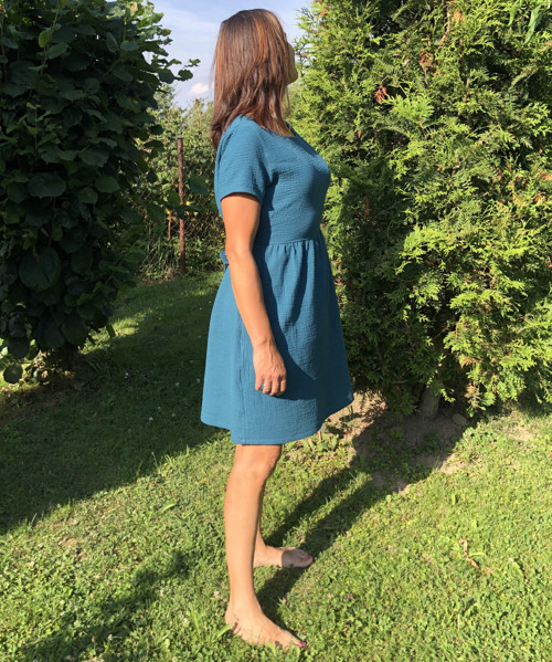 Šaty Hanny petrolejové — foto 4