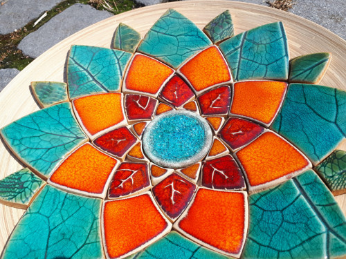Mandala z keramických komponentů 73 — foto 3