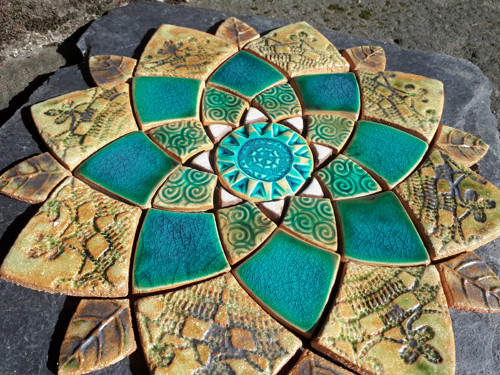 Mandala z keramických komponentů 85 — foto 5