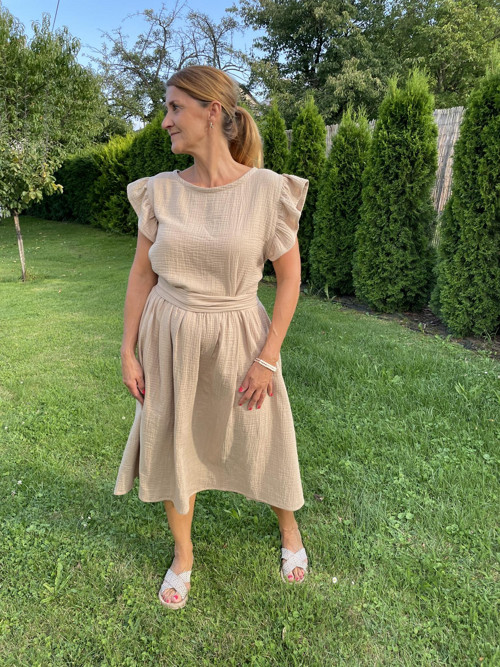 Vázací šaty z mušelínu. — foto 2
