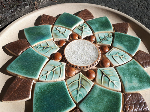 Mandala z keramických komponentů 87 — foto 2