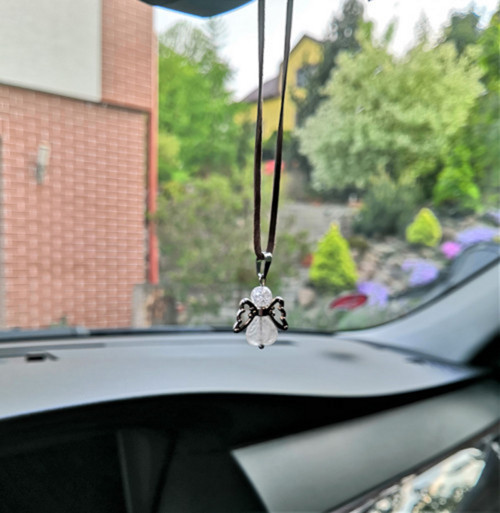 Andělíček strážníček*ochranný amulet*perla*perleť — foto 3